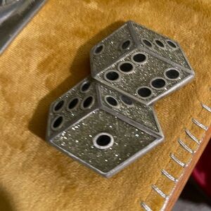 Sparkling Dice belt buckle